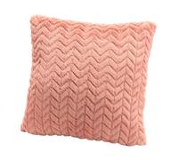 Coussin chevron rose 40x40 cm