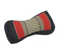 Coussin chinois, design traditionnel rouge/noir, rembourrage 100% Kapok
