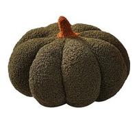 Coussin Citrouille Peluche Halloween FONGWAN Décoration pour Canapé Maison Jardin Photographie, 20cm - Vert foncé Vert G