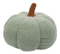 Coussin Citrouille Peluche Halloween FONGWAN Décoration pour Canapé Maison Jardin Photographie, 28cm - Vert clair