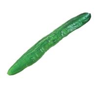 Coussin Concombre Vert en Tissu Rembourré, Décoration Canapé Adultes | Forme Alimentaire Amusante, Coton PP Doux, Soutien Lombaire, Accoudoir Sofa, Soirées Cinéma, Nettoyage Facile