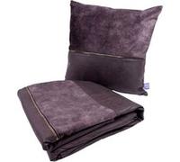 Coussin & Couverture "Picco" 130x170cm Gris Gris G