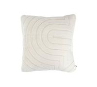 Atmosphera Arka coussin ivoire - 45 x 45 cm