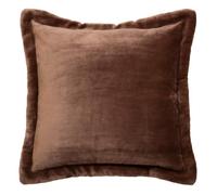 Coussin ""Cuddly"" 38 x 58 cm et 53 x 53 cm flanelle 550 g - Cuddly Marron - Coussin 53 x 53 cm