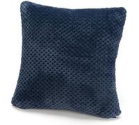 Coussin damier bleu 40x40 cm