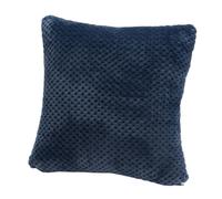 Coussin damier bleu 40x40 cm