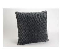 Coussin damier grisant 40x40 cm