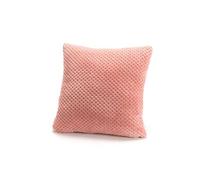 Amadeus – Coussin décoratif carré Damier – 40 x 40 cm – Polyester – Rose