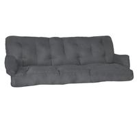 Coussin d'assise Beautissu pour balancelle Hollywood Flair HS, 180 x 50 x 8 cm, graphite