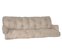 Coussin d'assise Beautissu pour balancelle Hollywood Flair HS, 180 x 50 x 8 cm, naturel