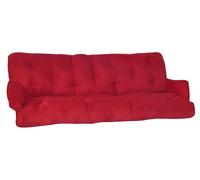 Coussin d'assise Beautissu pour balancelle Hollywood Flair HS, 180 x 50 x 8 cm, rouge