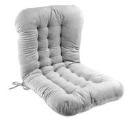 Coussin d'assise - FISHTEC - Moelleux Velours - Rembourrage 6 cm - Antidérapant - Fixation par cordons & élastique