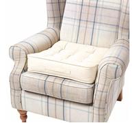 Coussin d'assise - Homescapes - Beige - 50 x 50 x 10 cm - Coton - Intérieur
