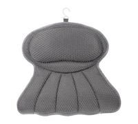 Coussin De Bain Haut De Gamme Pour Baignoire - Appui-Tête Et Nuque Confortable Avec Ventouses - Coussin De Spa Gris