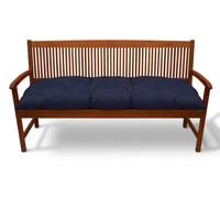Coussin de banc Beautissu Flair BK, env. 180 x 50 x 10 cm, bleu foncé