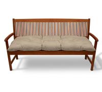 Coussin de banc Beautissu Flair BK, env. 180 x 50 x 10 cm, naturel