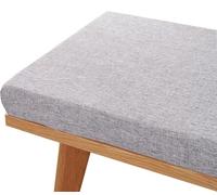 Coussin de Banc de Jardin 22 x 60 Pouces, pour mobilier d'intérieur et d'extérieur, antidérapant, garnissage en Mousse Haute densité, Housse zippée, idéal pour Banc de Salle à Manger, Banque