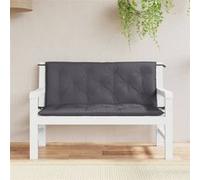 Coussin pour balancelle - VIDAXL - 120 cm - Gris Anthracite - Rectangulaire - Extérieur