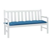 VidaXL Coussin de Banc de Jardin 150x50 cm - Bleu Mélangé