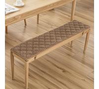 Coussin de banc de jardin en fourrure moderne touffetée pour terrasse, utilisation en intérieur et en extérieur, salle à manger, cuisine, 30 x 150 cm