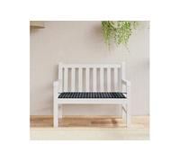 vidaXL Jardin Carreaux Noir 120x50