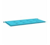 vidaXL Coussin pour banc de jardin Turquoise 100 x 50 x 4 cm Tissu Oxford