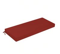 Coussin de banc d'extérieur, coussin de banc en mousse confortable, coussin de siège imperméable, coussins de balançoire de porche avec sangles, rembourrage épais pour meubles de jardin Comprend 1 cou