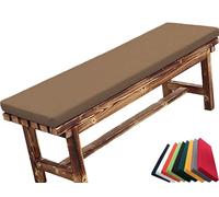 Coussin de Banc Extérieur Imperméable - 110/120/150/180 cm, 2/3/4 places, Coussin de Siège Meubles intérieur et Extérieur - Antidérapant & Amovible - Pour Jardin, Terrasse, Salon(H6,120x45x5cm)