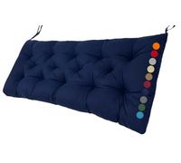 Coussin de Banc Exterieur/Interieur，avec Attaches Antidérapant Coussin de Siège 90x50/100x50/110x50/120x50cm Jardin Coussins Assise pour Baie Vitrée/Terrasse/Balcon/Cuisines(Color 5,90x50x5cm thick)