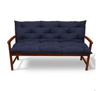 Coussin de banc Flair BR bleu foncé, 120 x 50 x 50 cm