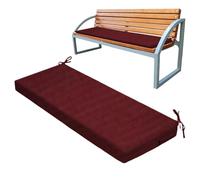 Coussin De Banc Pour Extérieur Tapis De Remplacement Rectangulaire | Coussin de Remplacement pour Chaise de Mobilier de Terrasse Pour Les Jardins Les Terrasses Les Pelouses Les Brew Rouge D