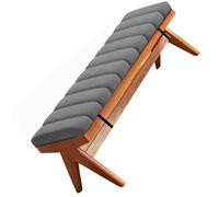 Coussin de Banc sur Mesure Exterieur Interieur Dehoussable Coussin de Banquette 120x40 100 x 35 80x40 150x40 pour Salon ou Balançoire de Jardin, Balcon, Terrasse et Palette(Dark Gray,120x30cm x6cm Thi