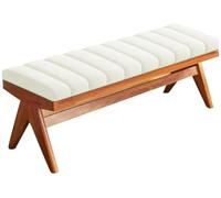 Coussin de Banc sur Mesure Exterieur Interieur Dehoussable Coussin de Banquette 120x40 100 x 35 80x40 150x40 pour Salon ou Balançoire de Jardin, Balcon, Terrasse et Palette(Beige,130x40cm x5cm Thick)