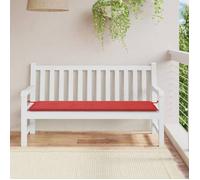 vidaXL Coussin de Banc de Jardin Rouge