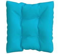Coussin de canapé palette turquoise 60x60x12 cm tissu vidaXL vidaXL
