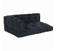 Coussin de canapé - vidaXL - 3 pièces - Anthracite - 120x80x38 cm - Usage intérieur - Moelleux - Lavage en machine