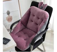 Coussin de Chaise avec Dossier, 45cm siège Coquille Fauteuil Velours Douillet Elastique Coussin de Siège pour pour Bureau Jardin,K