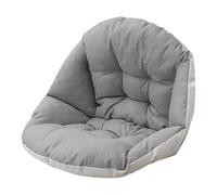 Coussin de chaise avec support arrière | polyester, PP Cotton, 800 g, 45 x 45 cm | Wrap-Around Office Chair Pad | Dining Room Seat Cushion For Egg Çhair, Comfortable