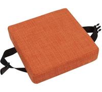 Coussin de chaise de 5/8 cm d'épaisseur, antidérapant avec liens et | Coussins de siège intérieurs et extérieurs avec fermeture éclair pour chaises de salle à manger, de jardin et de bureau