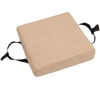 Coussin de chaise de 5/8 cm d'épaisseur, antidérapant avec liens et | Coussins de siège intérieurs et extérieurs avec fermeture éclair pour chaises de salle à manger, de jardin et de bureau