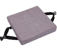 Coussin de chaise de 5/8 cm d'épaisseur, antidérapant avec liens et | Coussins de siège intérieurs et extérieurs avec fermeture éclair pour chaises de salle à manger, de jardin et de bureau