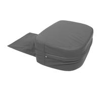 Coussin de Chaise de Salon Rehausseur Gris 40x30x17cm Cuir PU Étanche | Surface Résistante aux Taches, Mousse Épaisse Rembourrée, Poignée Intégrée Transport Facile