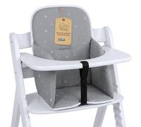 Coussin de chaise haute bébé réducteur de siège enfant parois renforcées | Housse assise pour siège Chicco Polly plastique déperlant antidérapant parois renforcées doux bébé enfant confort Galaxie