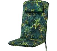 Coussin de chaise haute "Benita" (50×48×73 cm) - 6 cm d'épaisseur | Coussin de siège, siège piqué, coussin de meubles de jardin, pour chaises ou chaise longue | HobbyGarden