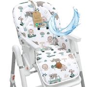 Coussin de chaise haute réducteur de siège bébé enfant housse assise | housse assise bébé pour Chicco Polly Peg Perego chaises hautes rembourré matelassé déperlant antidérapant Afrique