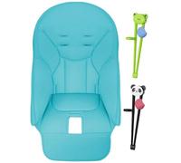 Coussin De Chaise Haute Repas Bébé Housse De Remplacement En Cuir PU | Siège assise rembourré pour chaises Housses coussins similicuir adaptés rehausseur enfant