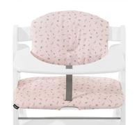 Coussin De Chaise Haute Select Jersey Flowers Rose Rose