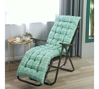Coussin De Chaise Longue Bain De Soleil/Jardin, Chaise Longue Coussin Transat Jardin Exterieur Antidérapante Avec Couvre-Chef, Épaississante Coussin Transat Épais Pour Fauteuil Relax Lounge ( Color :