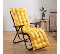 Coussin De Chaise Longue Bain De Soleil/Jardin, Chaise Longue Coussin Transat Jardin Exterieur Antidérapante Avec Couvre-Chef, Épaississante Coussin Transat Épais Pour Fauteuil Relax Lounge ( Color :