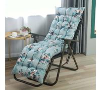 Coussin De Chaise Longue Bain De Soleil/Jardin, Chaise Longue Coussin Transat Jardin Exterieur Antidérapante Avec Couvre-Chef, Épaississante Coussin Transat Épais Pour Fauteuil Relax Lounge ( Color :